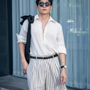 Sunlit Open-Collar Shirt