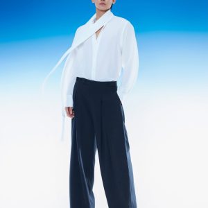 Fluid Wide-Leg Trousers
